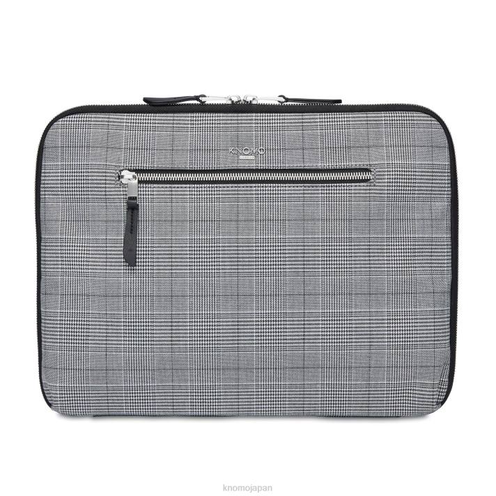 KNOMO 仕事用テックオーガナイザー - 13インチ 6VZF60 グレー/ブラック 旅行用アクセサリー